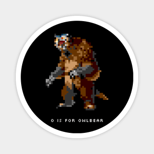 O is for Owlbear Magnet